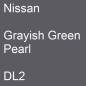 Preview: Nissan, Grayish Green Pearl, DL2.